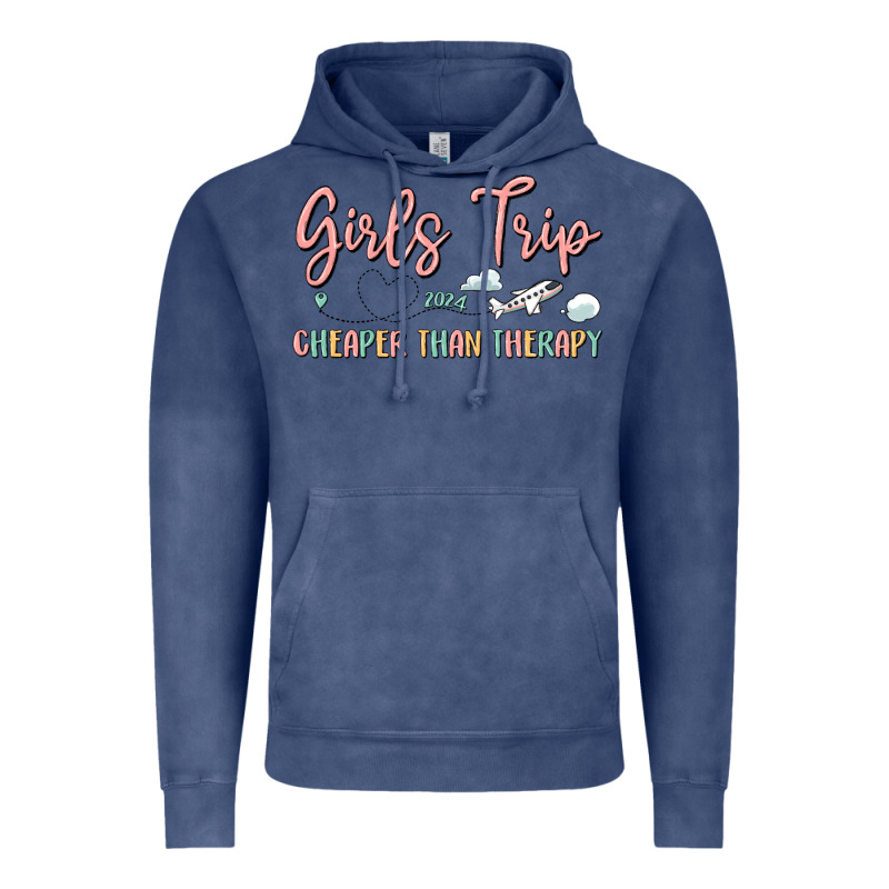 Girls Trip Cheaper Than Therapy Vintage Hoodie by MaliasSmallBusiness | Teevron
