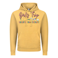 Vintage Mustard girls trip cheaper than therapy Vintage Hoodie - MaliasSmallBusiness