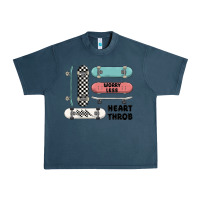 Midnight Navy worry less Urban Heavy Tee - MaliasSmallBusiness