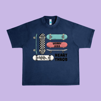 Worry Less Urban Heavy Tee Designed By Maliassmallbusiness