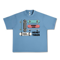 Pebble Blue worry less Urban Heavy Tee - MaliasSmallBusiness