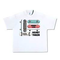 White worry less Urban Heavy Tee - MaliasSmallBusiness