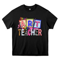 Black art teacher Heavy Core Tee - AdoDesignShop