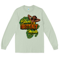 Matcha black history month Long Sleeve Tee - NancyCooperArtShop