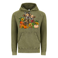 Vintage Olive Fall heifer cows Vintage Hoodie - RanaPortraitStore