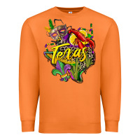 Carrot texas map mardi gras Premium Sweatshirt - CowGirlArtShop