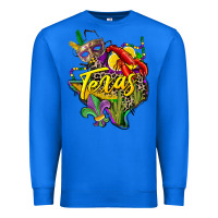 True Royal texas map mardi gras Premium Sweatshirt - CowGirlArtShop