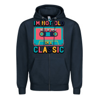 Navy I'm Not Old Best Old Best Of 1949 I'M A Classic Zipper Hoodie - Bettercallsaul