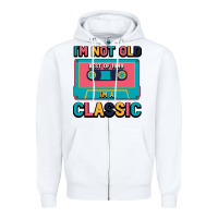 White I'm Not Old Best Old Best Of 1949 I'M A Classic Zipper Hoodie - Bettercallsaul