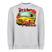 Heather Grey this is how i roll Heavyweight Sweatshirt - NancyCooperArtShop