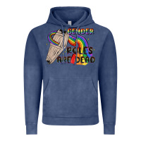 Vintage Denim gender roles are dead Vintage Hoodie - MaliasSmallBusiness