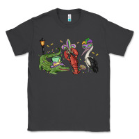 Smoke mardi gras alligator crawfish pelican Classic Tee - MaliasSmallBusiness