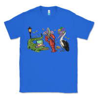 True Royal mardi gras alligator crawfish pelican Classic Tee - MaliasSmallBusiness
