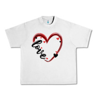 Lunar Rock valentines day heart Urban Heavy Tee - MaliasSmallBusiness