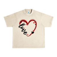 Sandshell valentines day heart Urban Heavy Tee - MaliasSmallBusiness