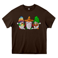 Chocolate Brown mexican gnomies Heavy Core Tee - JahusDesignShop