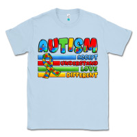 Dusty Blue autism accept understand love different Classic Tee - JahusDesignShop