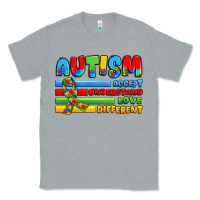 Heather Grey autism accept understand love different Classic Tee - JahusDesignShop