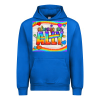 Cobalt Always An Ally Pride LGBTQ+ Tumbler Urban Hoodie - BundleAndBundleShop