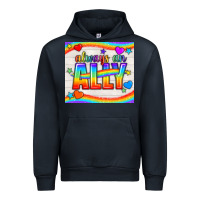 Navy Always An Ally Pride LGBTQ+ Tumbler Urban Hoodie - BundleAndBundleShop