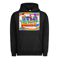 Pigment Black Always An Ally Pride LGBTQ+ Tumbler Urban Hoodie - BundleAndBundleShop