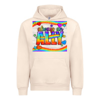 Sandshell Always An Ally Pride LGBTQ+ Tumbler Urban Hoodie - BundleAndBundleShop