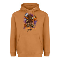 Meerkat Messy bun Basketball girl Heavyweight Hoodie - HowdyJamesFarm