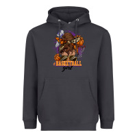 Smoke Messy bun Basketball girl Heavyweight Hoodie - HowdyJamesFarm