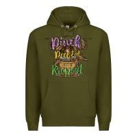 Army Green pinch peel eat repeat Premium Hoodie - CowGirlArtShop