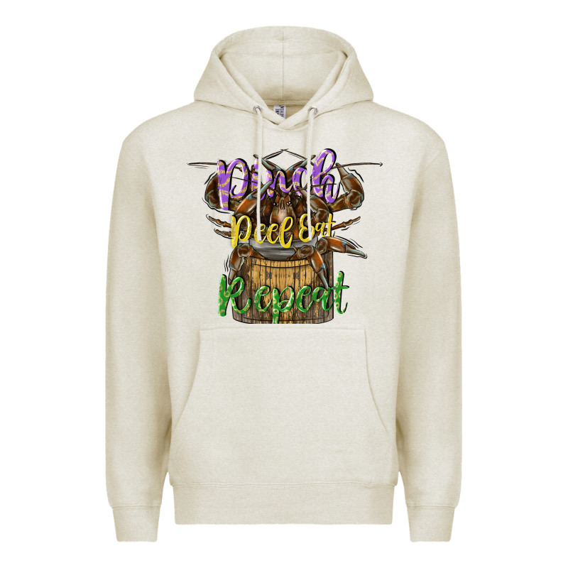 Pinch Peel Eat Repeat Premium Hoodie by CowGirlArtShop | Teevron