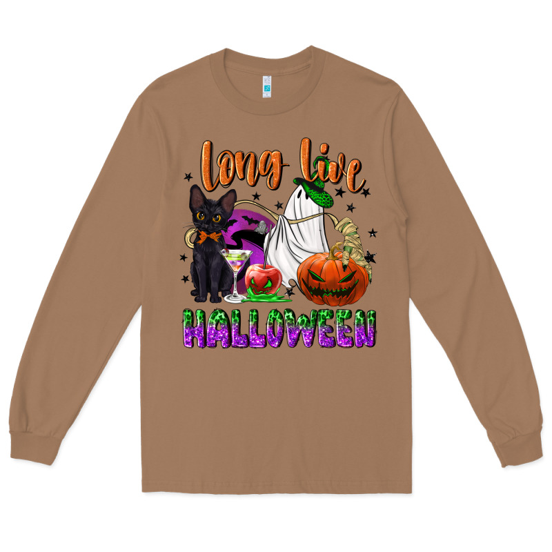 Long Live Halloween Long Sleeve Tee by NancyCooperArtShop | Teevron