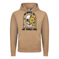 Vintage Coffee mentally ill but totally chill Vintage Hoodie - MaliasSmallBusiness