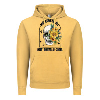 Mentally Ill But Totally Chill Vintage Hoodie | Teevron