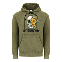 Vintage Olive mentally ill but totally chill Vintage Hoodie - MaliasSmallBusiness