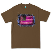 Cacao Old Leopard American Flag Premium Tee - Bettercallsaul