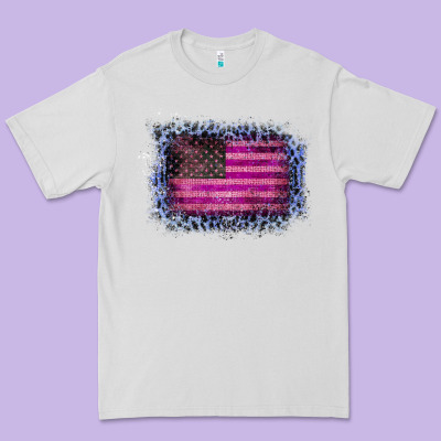 Old Leopard American Flag Premium Tee Designed By Bettercallsaul