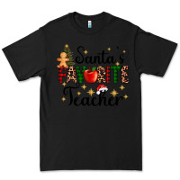 Black santa's favorite teacher Premium Tee - AdoDesignShop
