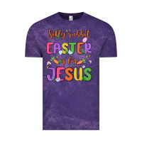 Cloud Purple silly rabbit easter is for jesus Vintage Tee - MaliasSmallBusiness