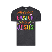 Vintage Black silly rabbit easter is for jesus Vintage Tee - MaliasSmallBusiness