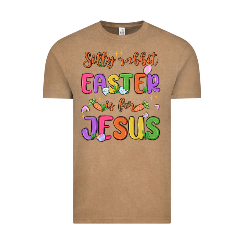 Silly Rabbit Easter Is For Jesus Vintage Tee by MaliasSmallBusiness | Teevron