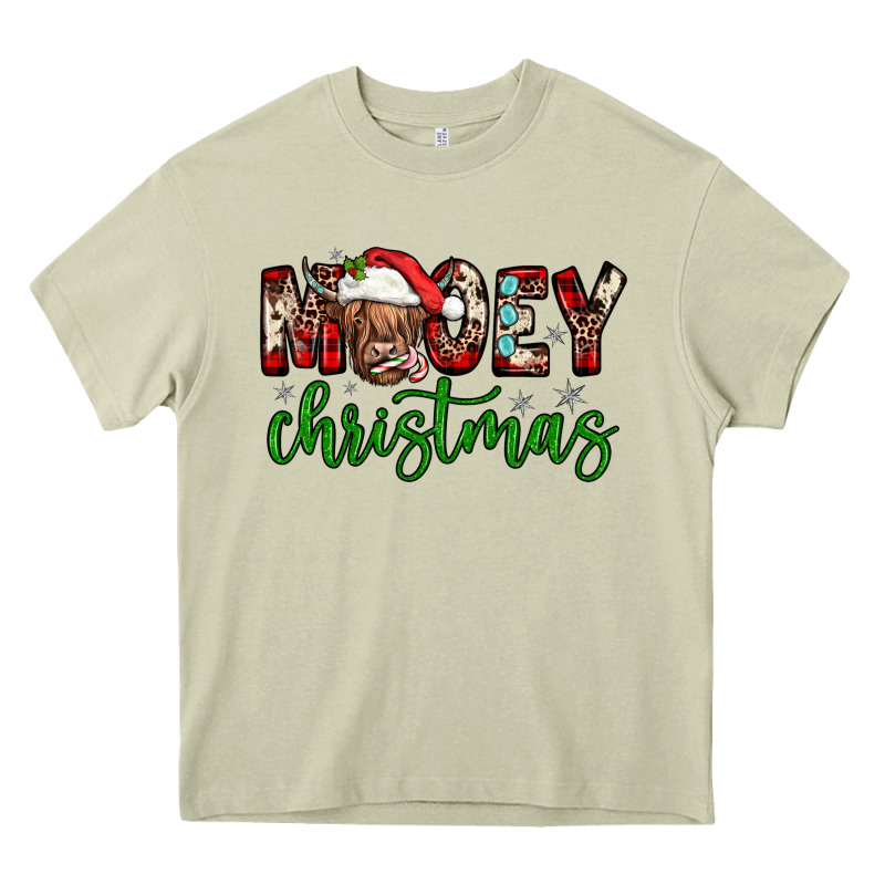 Mooey Christmas Heavy Core Tee by JahusDesignShop | Teevron
