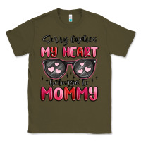 Army Green sorry ladies my heart belongs to mommy Classic Tee - MaliasSmallBusiness