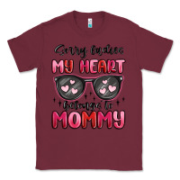Burgundy sorry ladies my heart belongs to mommy Classic Tee - MaliasSmallBusiness