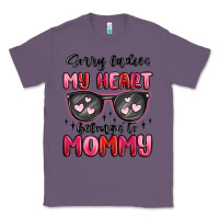 Lavender sorry ladies my heart belongs to mommy Classic Tee - MaliasSmallBusiness