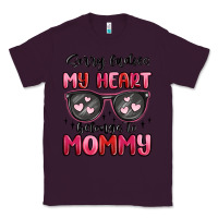 Plum sorry ladies my heart belongs to mommy Classic Tee - MaliasSmallBusiness