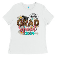 White grad squad 2024 Ladies Tee - AdoDesignShop
