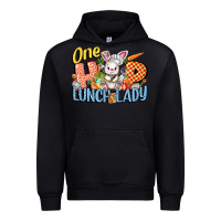 Black one hip lunch lady easter day Urban Hoodie - FaDigitalArtStudio