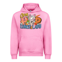 Fuchsia Pink one hip lunch lady easter day Urban Hoodie - FaDigitalArtStudio