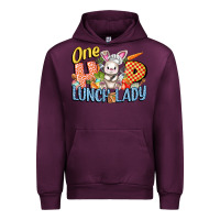 Mauve Wine one hip lunch lady easter day Urban Hoodie - FaDigitalArtStudio