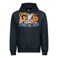 Navy one hip lunch lady easter day Urban Hoodie - FaDigitalArtStudio